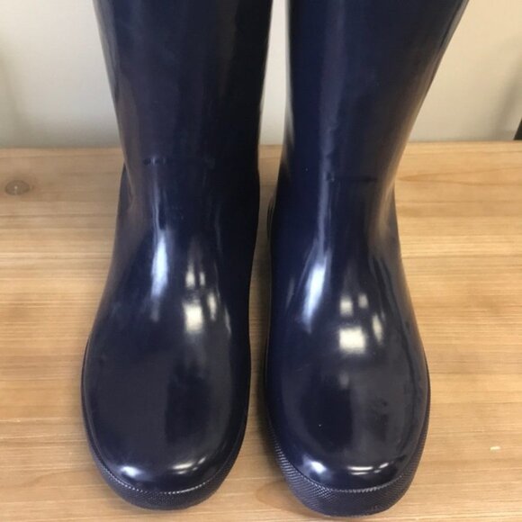 MoovBoot SuperGloss Tall Rubber/Sheepskin Boot - Picture 5 of 9